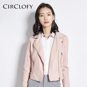 2019 아씨르 봄 신상 여성 핑크 라이더 자켓