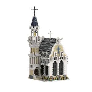중세 도시 교회 모델 벽돌 창조자 전문가 노트르담