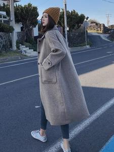 신상 루즈핏 두꺼운 모직 겨울 여성코트